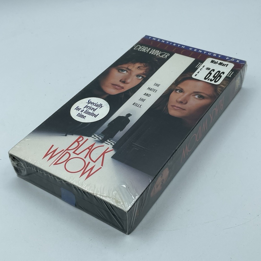 Black Widow VHS Tape Brand New Factory Sealed Watermarks 1995 Fox Video Movie